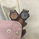 ساعت مچی بند استیل کاسیو زنانه تاریخ روز شمار صفحه گرد