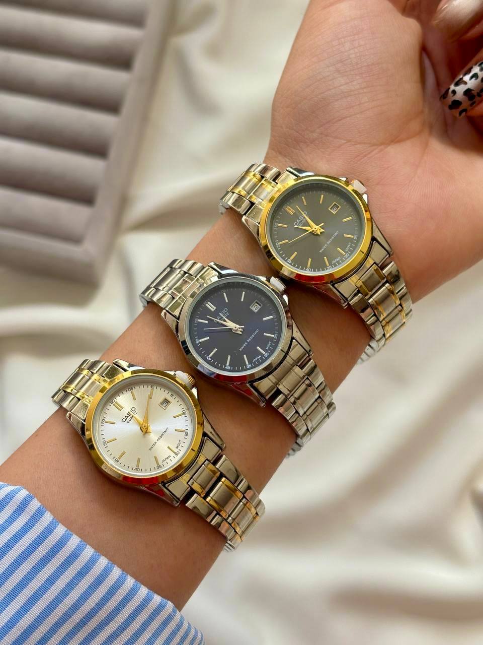 ساعت زنانه کاسیو تقویم دار مدل کلاسیک